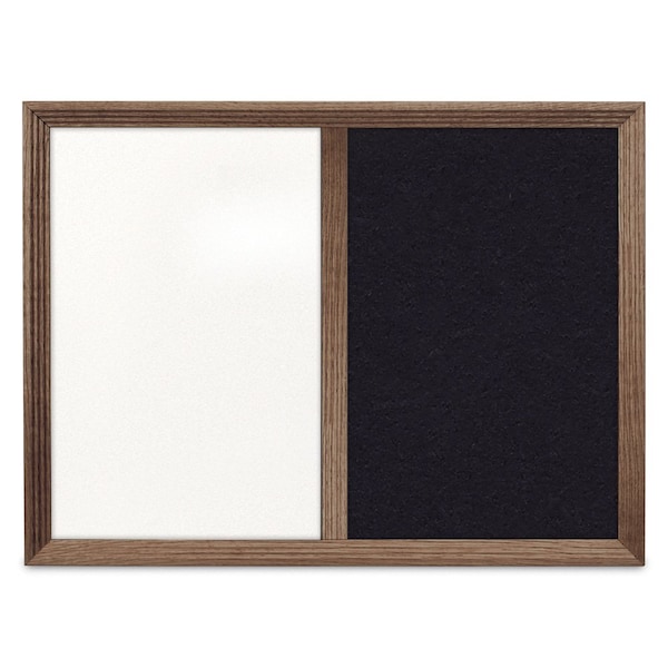 Enclosed Corkboard, 1 Door, 72"x36", 4" Fra